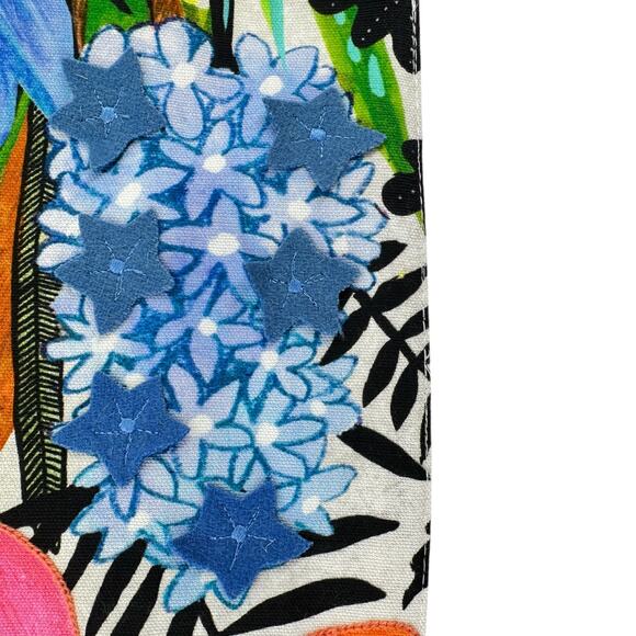 Pier 1 Imports Floral Easter Bunny Rabbit Table Runner 13 X 72 - Picture 3 of 6